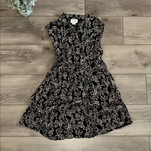 MAEVE Anthropologie Elephant Faux Wrap Dress Size XSP